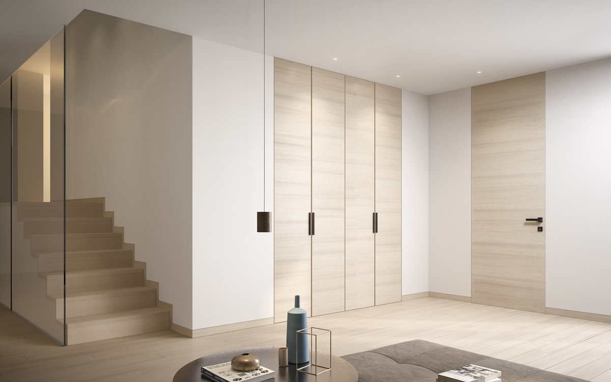 Porte Filo Muro Personalizzabili Legno Laminato Vetro