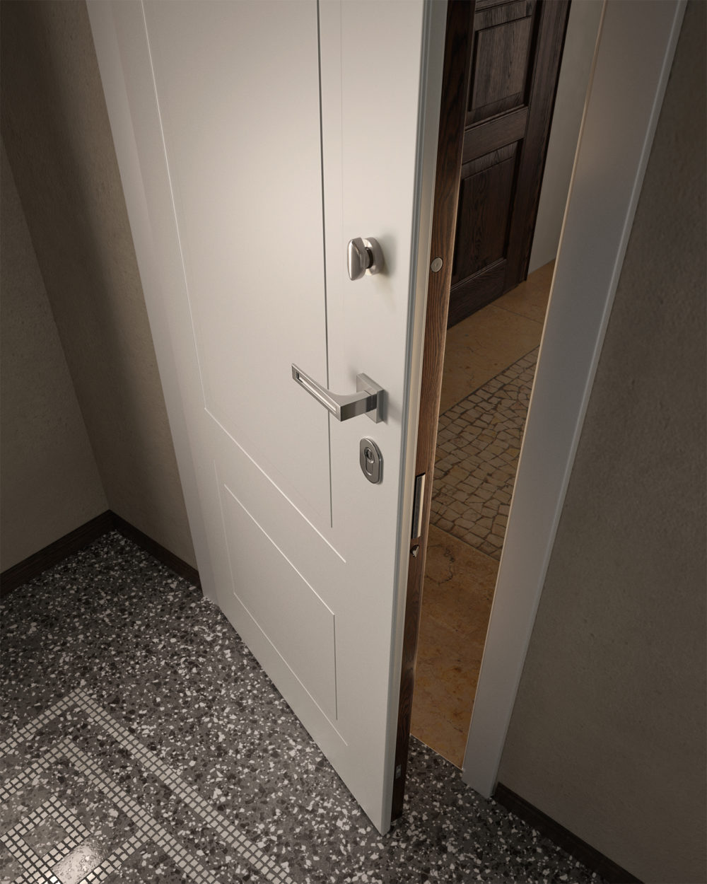 Porte blindate design: ingresso casa e panic room