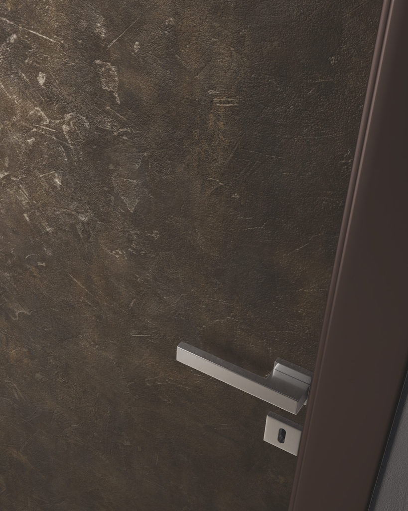 Porta in laminato Gidea No Limits finitura Malta Oro Nero
