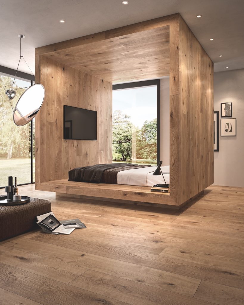 parquet rovere seta per camera da letto