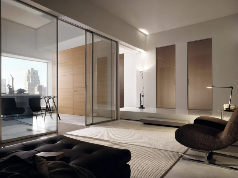 porte interne in vetro e legno della collezione GDesigner Garofoli 