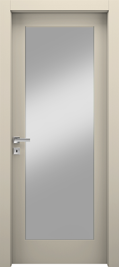 Interior swinging door 1/V, Miraquadra - Ral 9001 - Garofoli