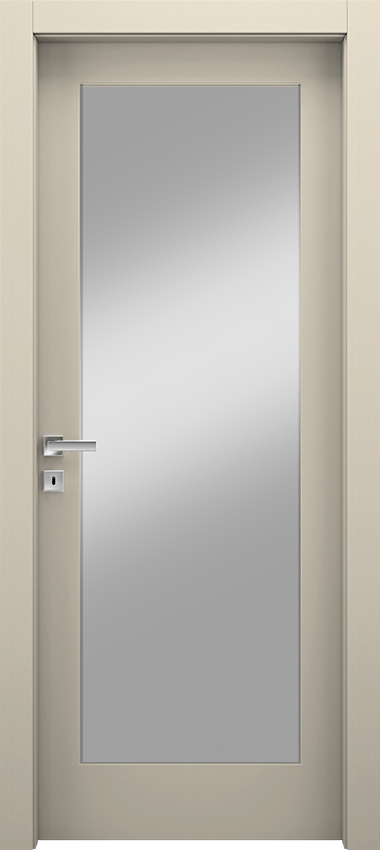 Interior swinging door 1/V, Miraquadra - Ral 9001 - Garofoli