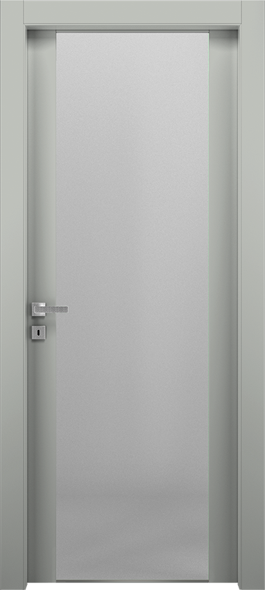 Porte intérieure battante SORA 1VST, Spenia - Ral 7035 - Garofoli