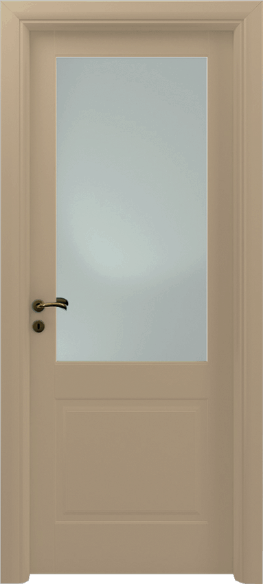 Interior swinging door GIAMI 1/B/1/V, Sublimia - Dove grey lacquered - Garofoli