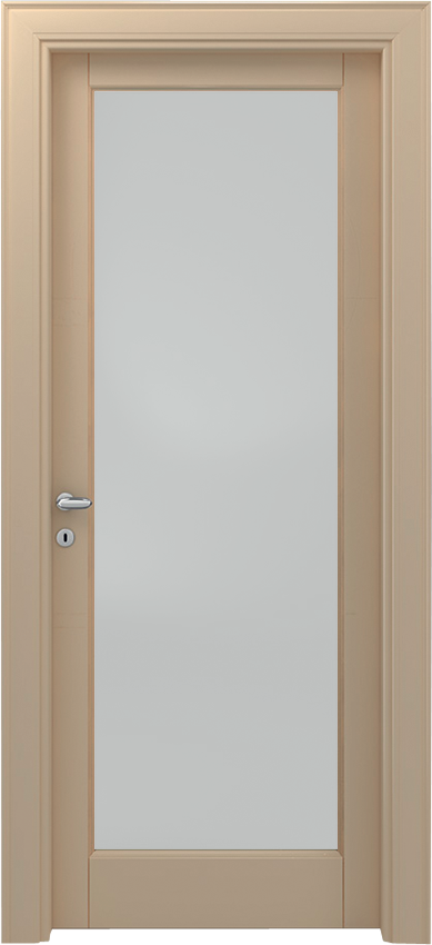 Interior swinging door 1/V, 110 e Lode - Ivory lacquered - Garofoli