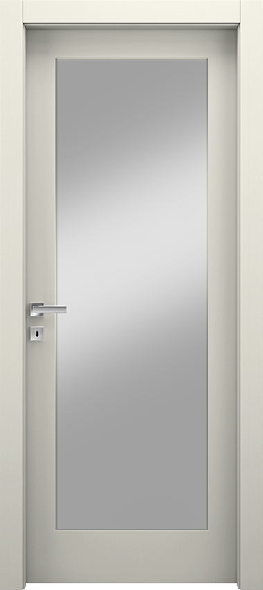 Interior swinging door 1/V, Miraquadra - Ral 7035 - Garofoli