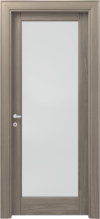 Interior swinging door 1/V, 110 e Lode - Oak clay grey - Garofoli