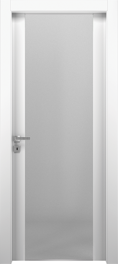 Interior swinging door SORA 1VST, Spenia - White lacquered - Garofoli