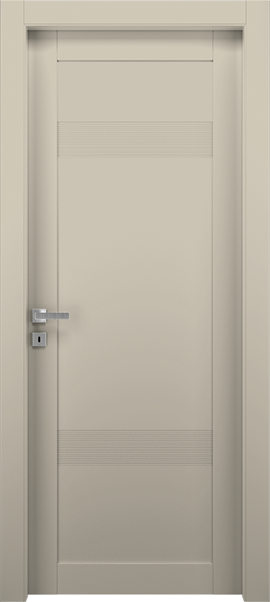 Interior swinging door TRIZE 3PAO2IN, Spenia - Ral 9001 - Garofoli