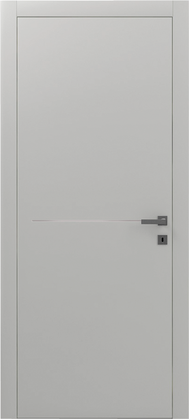 Porta da interni a battente SPATIO UNO 1/F, Poema - Laccato bianco - Garofoli