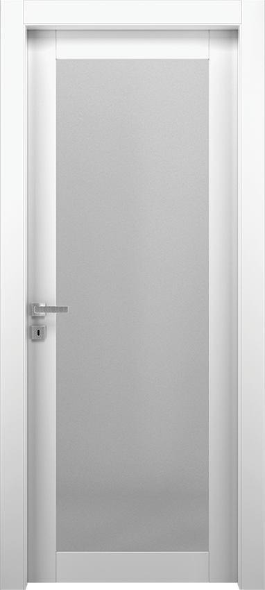 Interior swinging door SITE 1V, Spenia - White lacquered - Garofoli