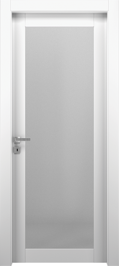 Interior swinging door SITE 1V, Spenia - White lacquered - Garofoli