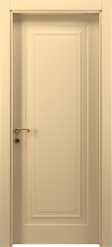Interior swinging door UMU 1/B, Dorè - Ivory lacquered - Garofoli