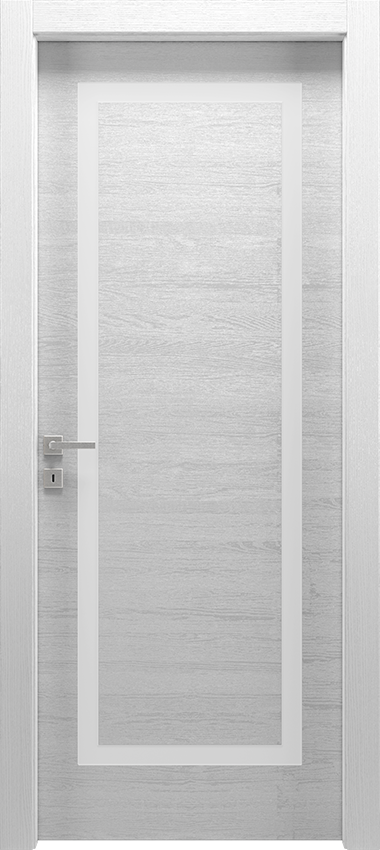 Interior swinging door 1/B, Mirawood - Lacquered oak white - Garofoli