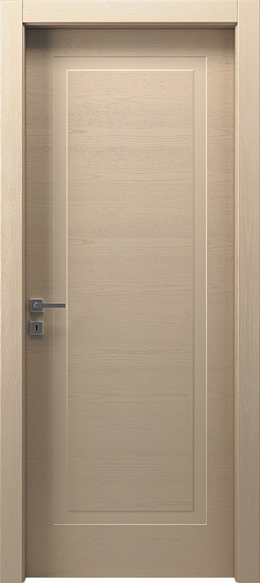 Interior swinging door 1/B, Mirawood - Lacquered oak dove grey - Garofoli