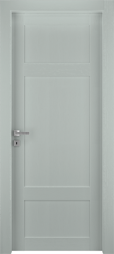 Interior swinging door SITRE 3PA, Spenia - Laquered oak light grey - Garofoli