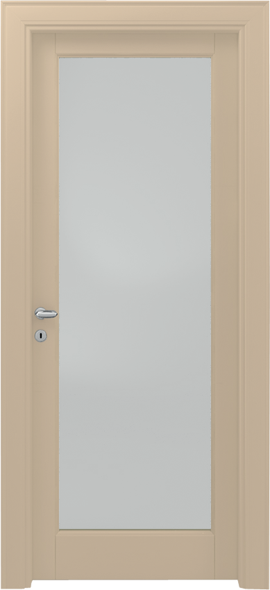 Interior swinging door 1/V, 110 e Lode - Dove grey lacquered - Garofoli