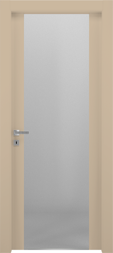 Interior swinging door SORA 1VST, Spenia - Dove grey lacquered - Garofoli