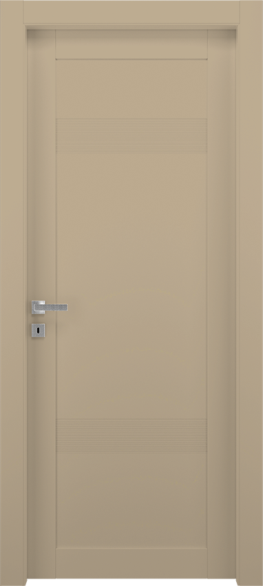 Interior swinging door TRIZE 3PAO2IN, Spenia - Ivory lacquered - Garofoli