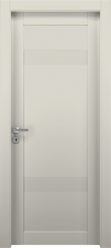 Interior swinging door TRIZE 3PAO2IN, Spenia - Ral 9010 - Garofoli