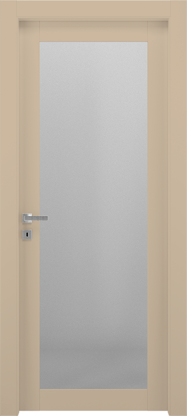 Interior swinging door SITE 1V, Spenia - Dove grey lacquered - Garofoli