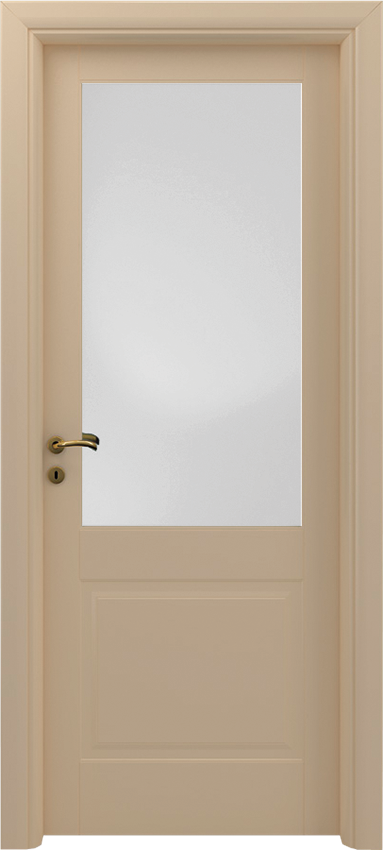 Interior swinging door GIAMI 1/B/1/V, Sublimia - Ivory lacquered - Garofoli