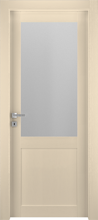 Interior swinging door SIVLA 1PA1V, Spenia - Lacquered oak ivory - Garofoli