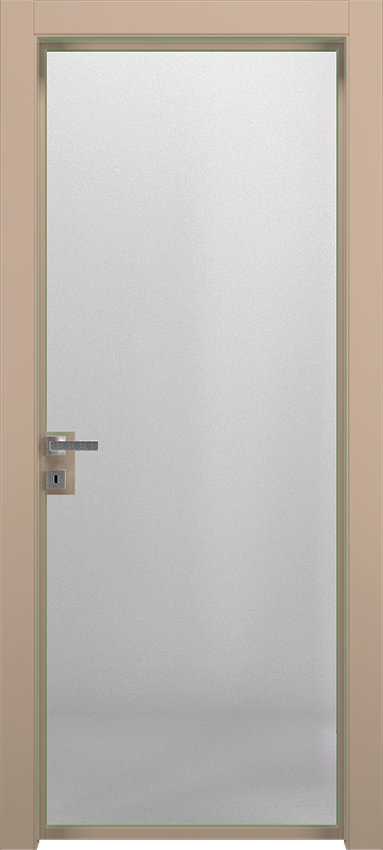 Interior swinging door IVE 1V, Patio - Dove grey lacquered - Garofoli