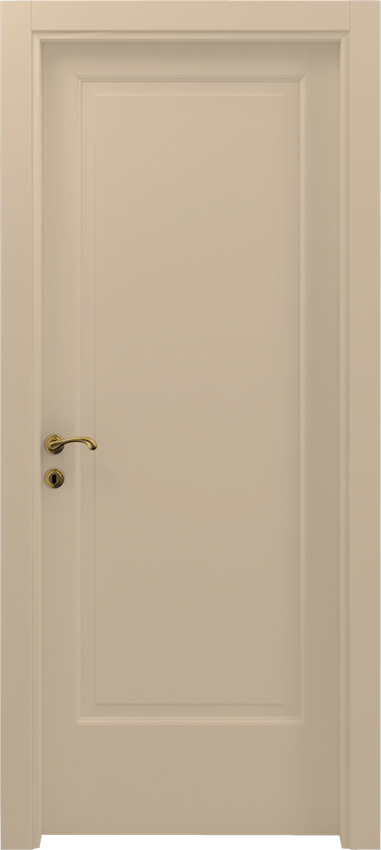 Interior swinging door 1/B, Classica - Dove grey lacquered - Garofoli
