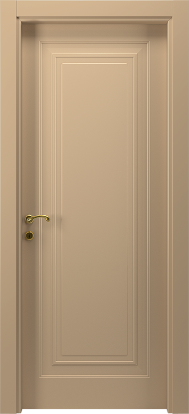 Interior swinging door UMU 1/B, Dorè - Dove grey lacquered - Garofoli
