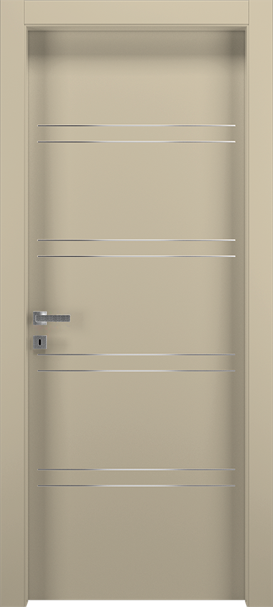 Porta da interni a battente LUTIO 8F, Patio - Laccato avorio - Garofoli