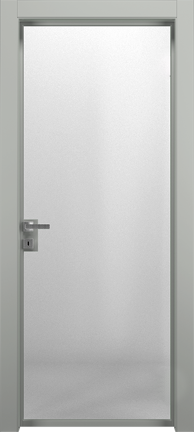 Interior swinging door IVE 1V, Patio - Ral 7035 - Garofoli