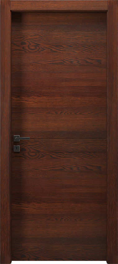 Porta da interni a battente 2/R, Mirawood - Rovere wenge' - Garofoli