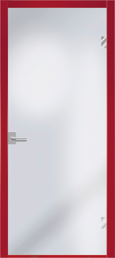 Porta da interni a battente LUX POEMA 1/T/V, ELEM.D'ARREDO/TVT - Rosso rubino lucido - Gidea