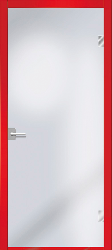 Interior swinging door LUX POEMA 1/T/V, ELEM.D'ARREDO/TVT - Glossy red - Gidea