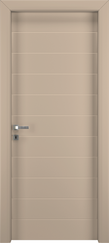 Porta da interni a battente DECA 10/INC, Io2023 - Laccato tortora - Garofoli