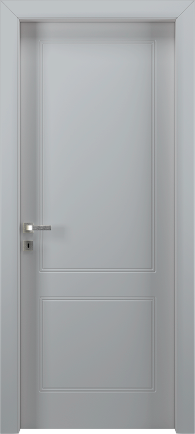 Porta da interni a battente BIONDA 2/B, Io2023 - Laccato ral7035 - Garofoli