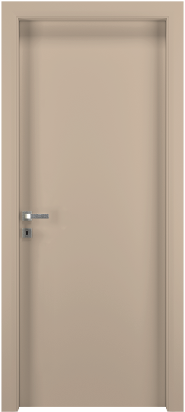 Porta da interni a battente ZERONDA 1/L, Io2023 - Laccato tortora - Garofoli