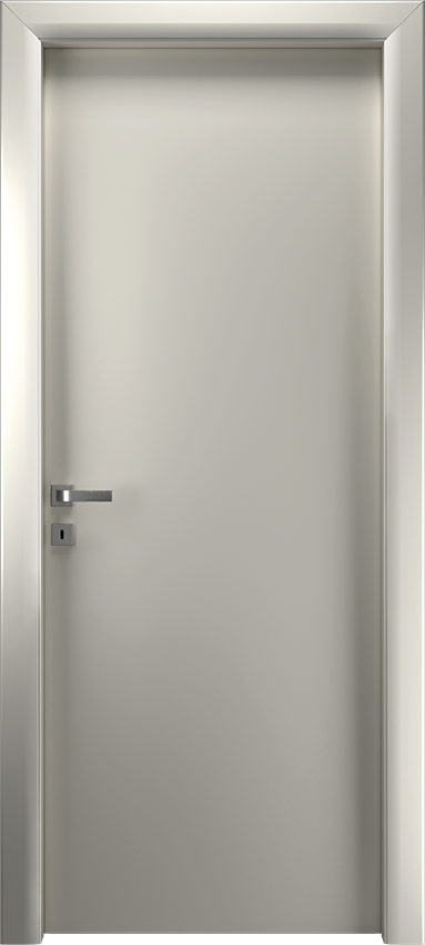 Porta da interni a battente ZERONDA 1/L, Io2023 - Laccato ral9010 - Garofoli