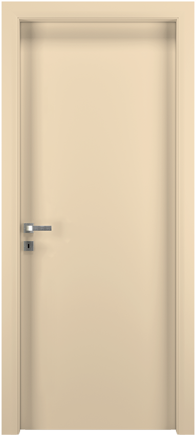 Porta da interni a battente ZERONDA 1/L, Io2023 - Laccato avorio - Garofoli