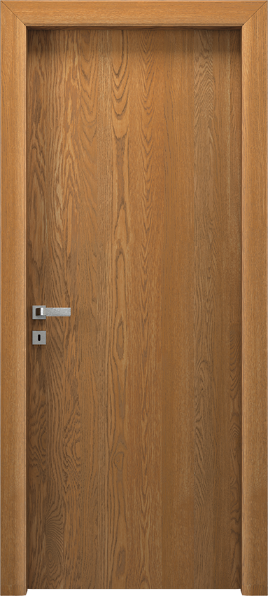 Porta da interni a battente ZERONDA 1/L, Io2023 - Rovere seta - Garofoli
