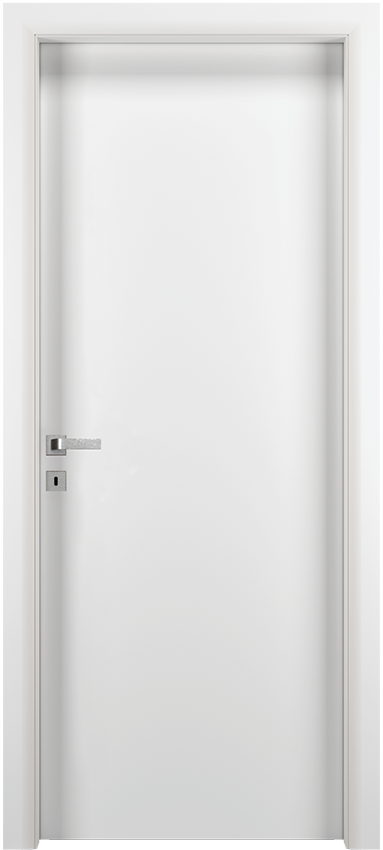 Porta da interni a battente ZERONDA 1/L, Io2023 - Laccato bianco - Garofoli