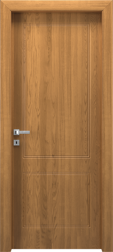 Porta da interni a battente BIONDA 2/B, Io2023 - Rovere sbiancato - Garofoli