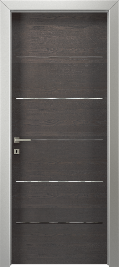 Porta da interni a battente VARIA 1L 5F, G-LIKE - Rovere pietra - Gidea