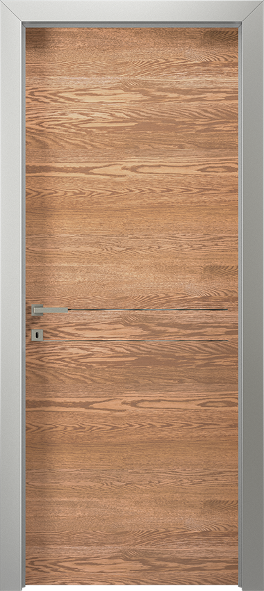 Porta da interni a battente VARIA 1L 2F, G-LIKE - Rovere seta - Gidea