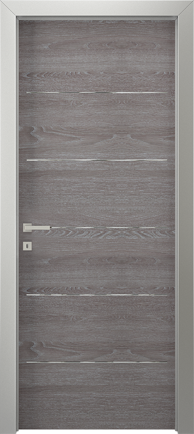 Porta da interni a battente VARIA 1L 5F, G-LIKE - Quercia grigio - Gidea
