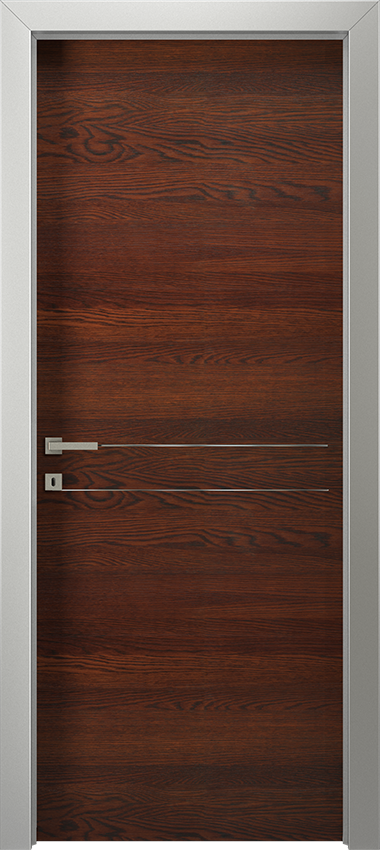 Porta da interni a battente VARIA 1L 2F, G-LIKE - Rovere wenge' garofoli - Gidea