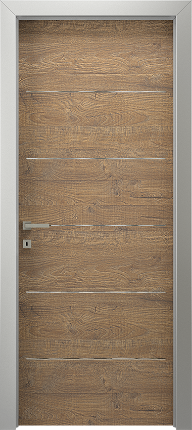 Porta da interni a battente VARIA 1L 5F, G-LIKE - Quercia biondo - Gidea