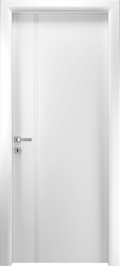 Interior swinging door VERIONDA 1/L/3/INC, Io di Garofoli - White lacquered - Garofoli